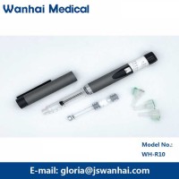 4 ml reusable double chamber injection pen for human growth hormone